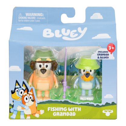 Shopkins Bluey S11 Figure 2 Pack Fishing With Grandad