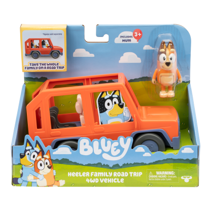 Shopkins Bluey S11 Heeler Family Road Trip 4WD Vehicle