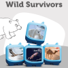 Tonies Animal World Wild Survivors Pocket Tonies - 4 Pack
