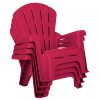 Little Tikes Garden Chairs - Red 4 Pack