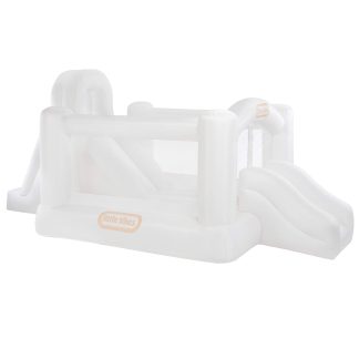 Little Tikes Cloud Collection™ Jump ‘n Double Slide Bouncer – White